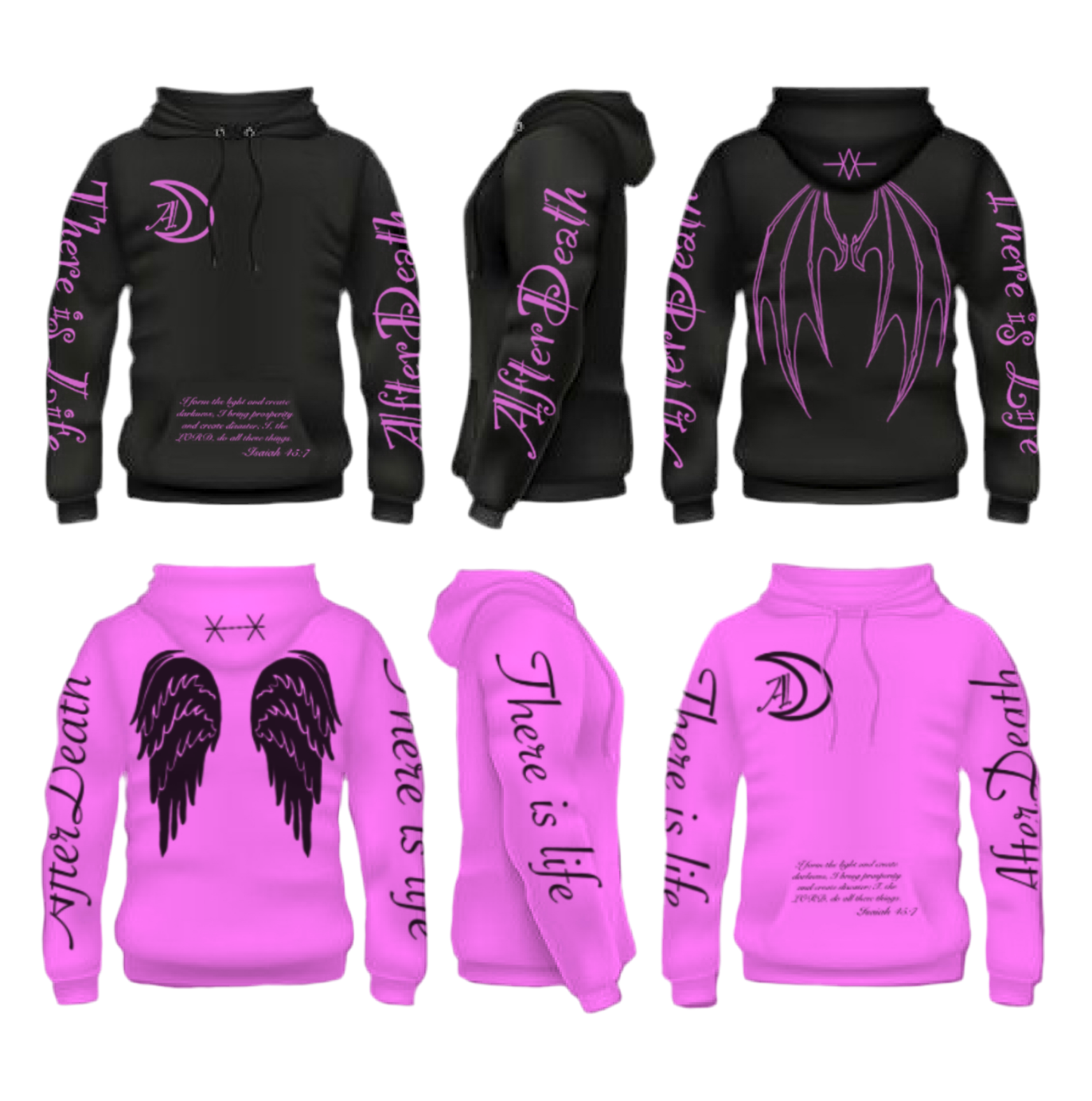AfterDeath Hoodies (Pink Edition)