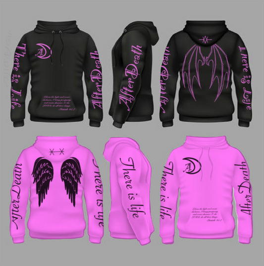 AfterDeath Hoodies (Pink Edition)